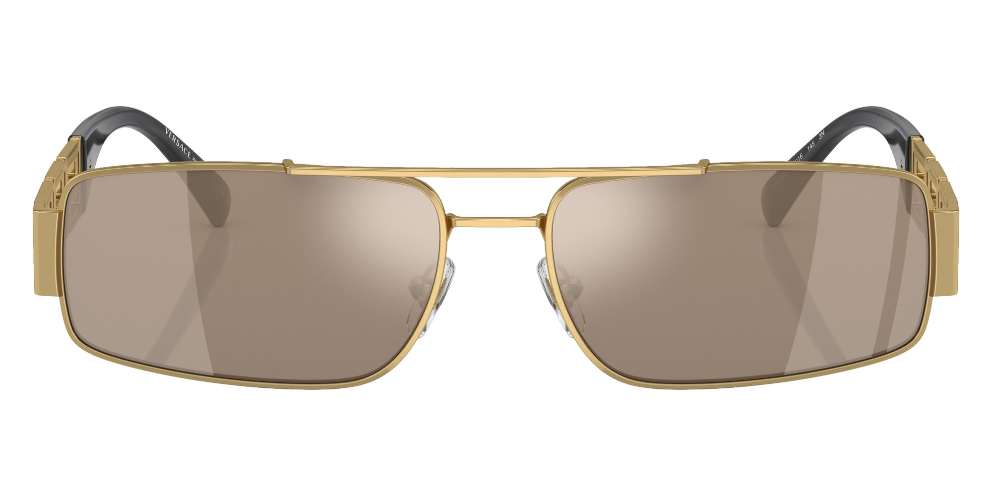 Versace VE2257 10025A 60 - Gold / Light Brown Mirrored Dark Gold #id:ve225710025a_s:100100