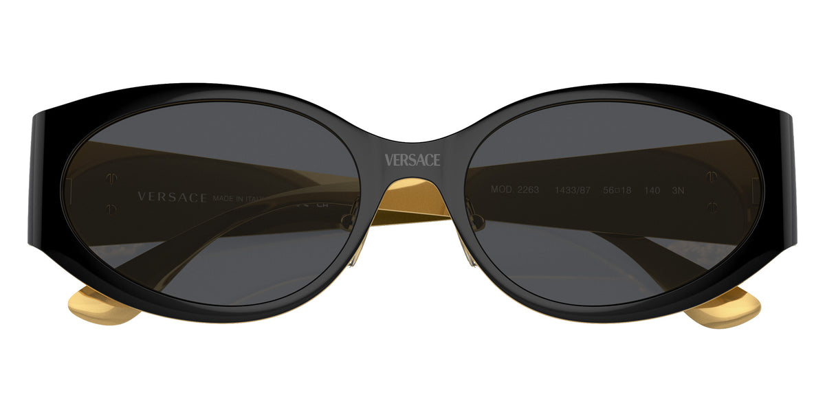VERSACE VE2263 143387 56 - Black / Dark Gray #id:ve2263143387_s:100120