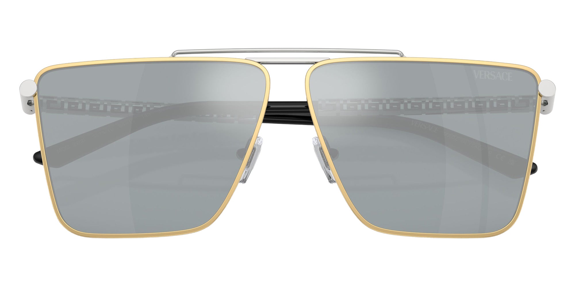VERSACE VE2266 15141U 64 - Gold/Silver / Blue Mirrored Silver #id:ve226615141u_s:100120