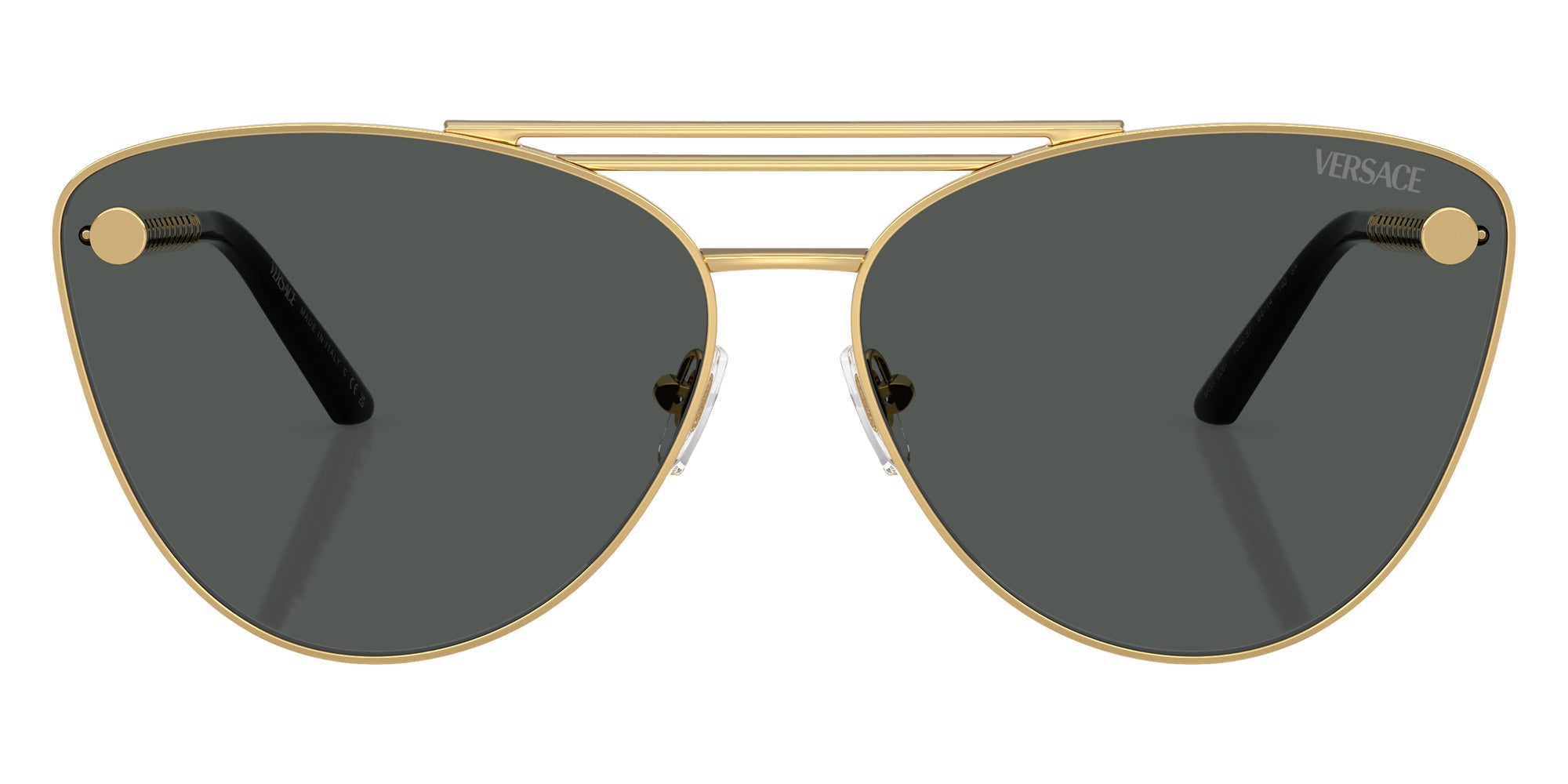 VERSACE VE2267 100287 64 - Gold / Dark Gray #id:ve2267100287_s:100100