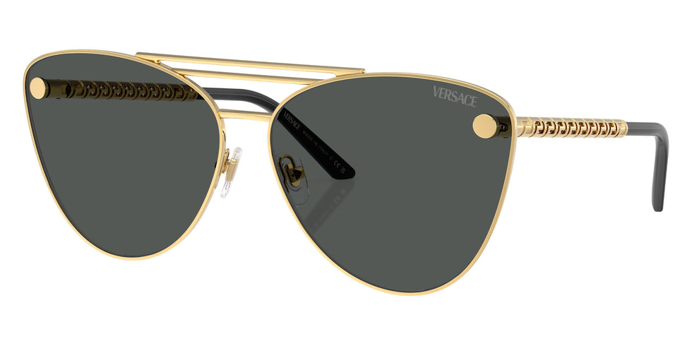 VERSACE VE2267 100287 64 - Gold / Dark Gray #id:ve2267100287_s:100105