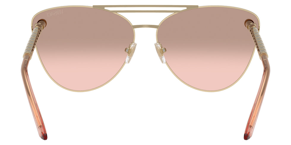 Versace VE2267 12527E 64 - Pale Gold / Light Pink Mirrored Silver #id:ve226712527e_s:100115