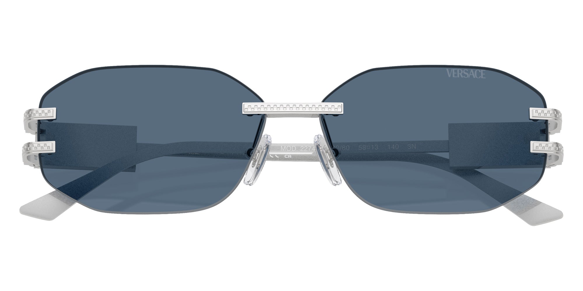 Versace VE2274 100080 58 - Silver / Dark Blue #id:ve2274100080_s:100120