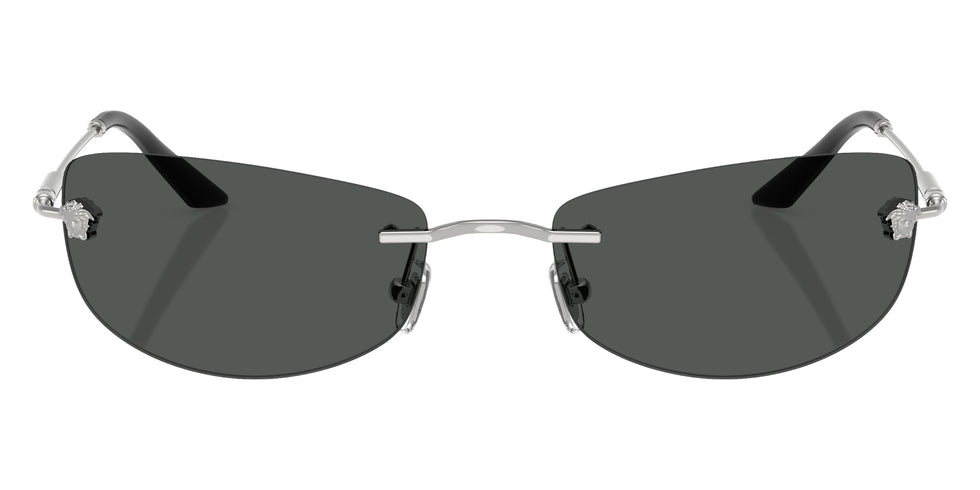 Versace VE2279 100087 60 - Silver / Dark Gray #id:ve2279100087_s:100100