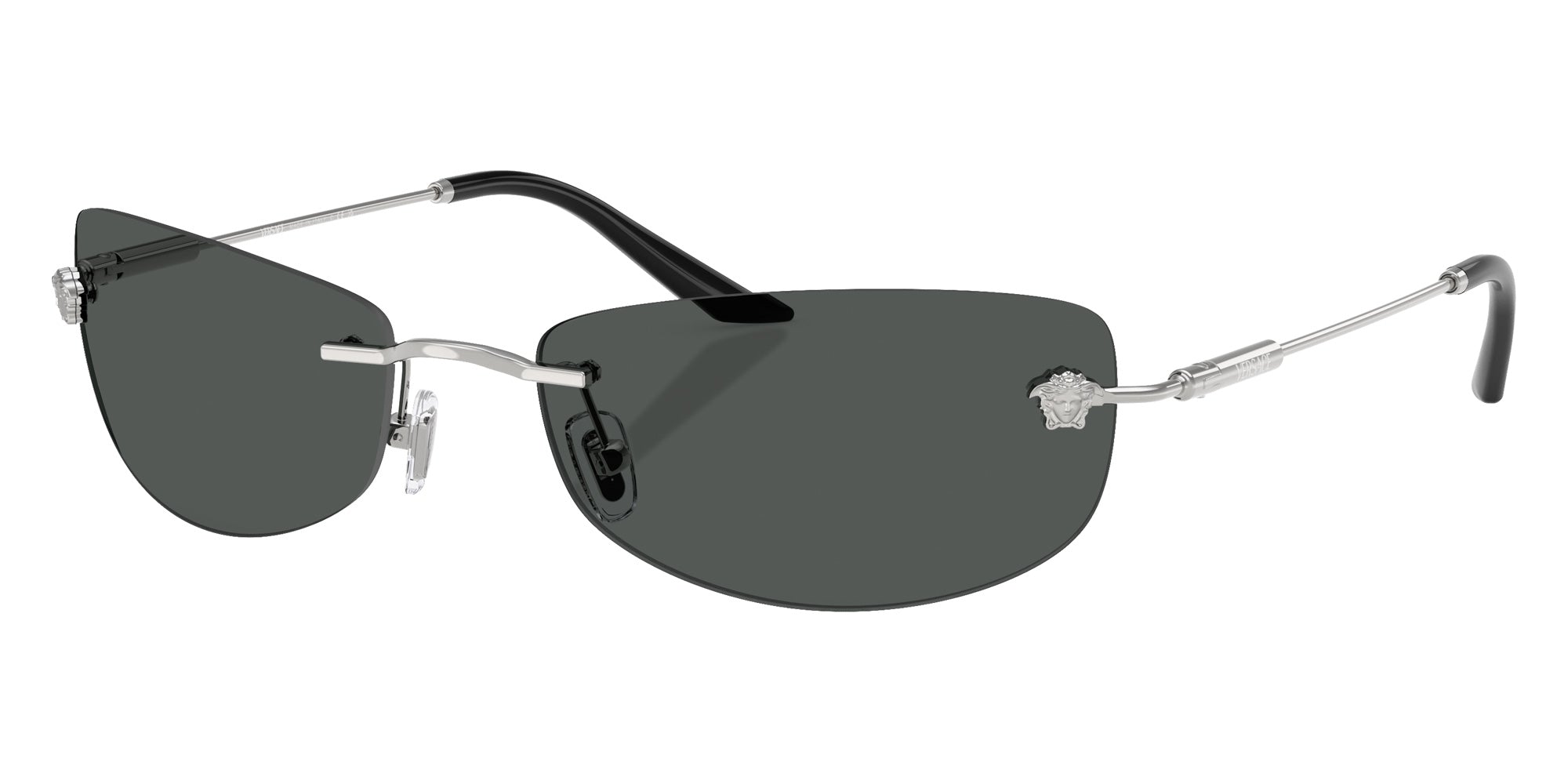 Versace VE2279 100087 60 - Silver / Dark Gray #id:ve2279100087_s:100105