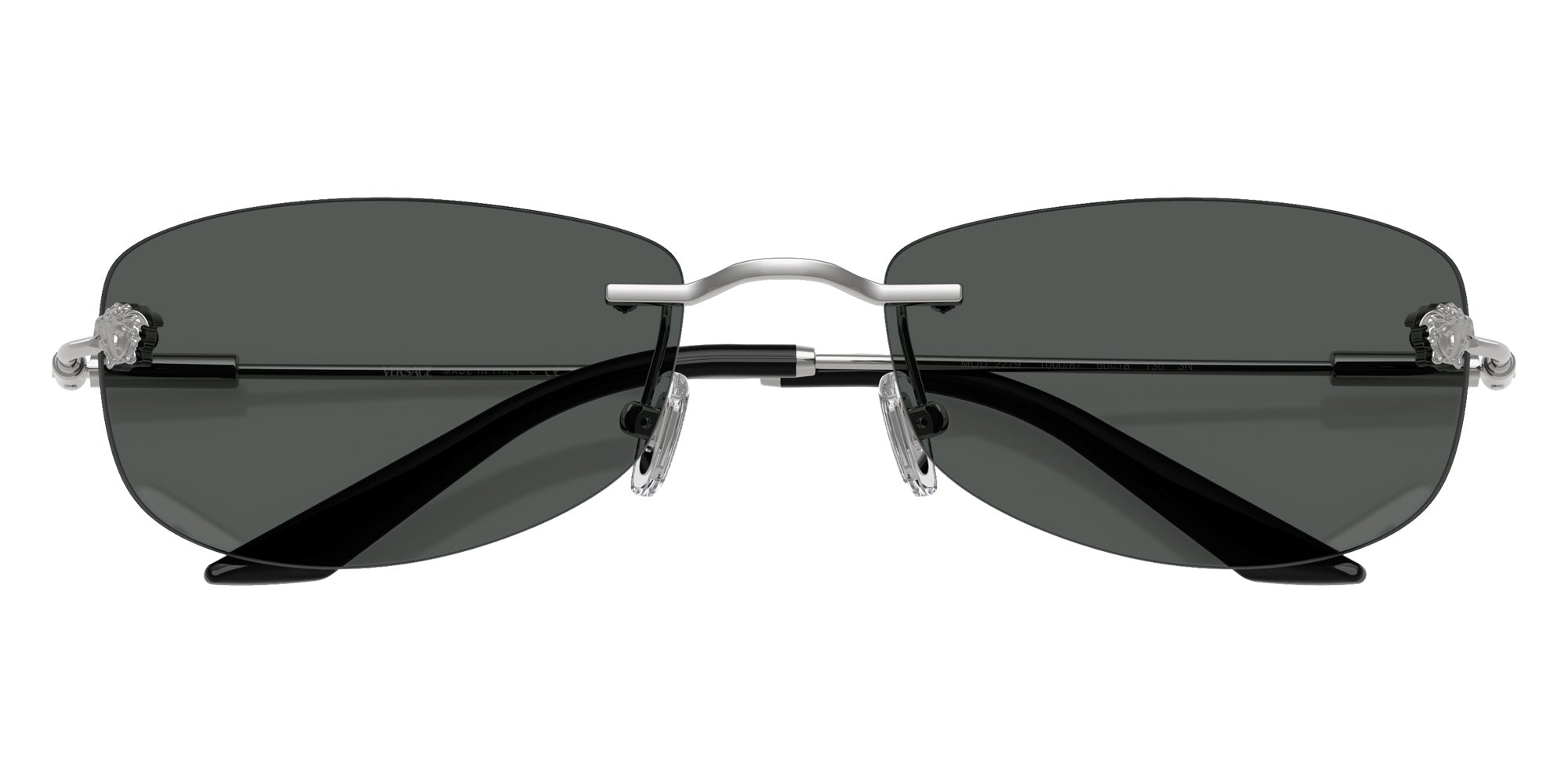 Versace VE2279 100087 60 - Silver / Dark Gray #id:ve2279100087_s:100120