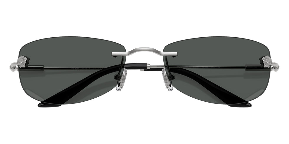 Versace VE2279 100087 60 - Silver / Dark Gray #id:ve2279100087_s:100120