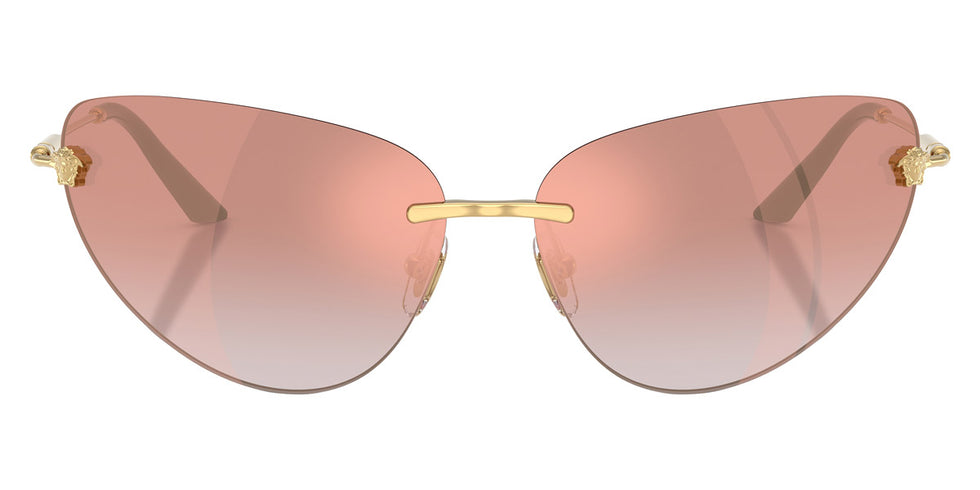 VERSACE VE2281 10026F 64 - Gold / Pink Gradient Pink Mirrored