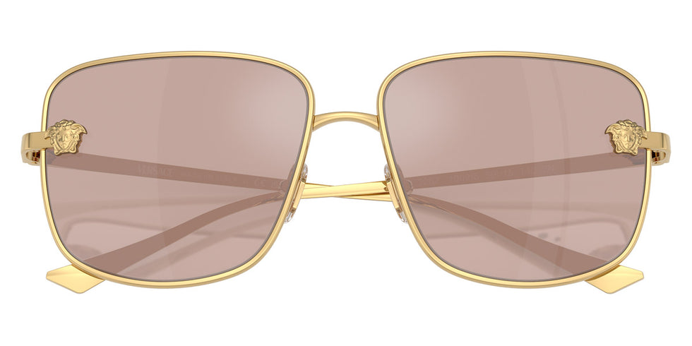 VERSACE VE2282 1002/5 59 - Gold / Light Pink Mirrored Silver
