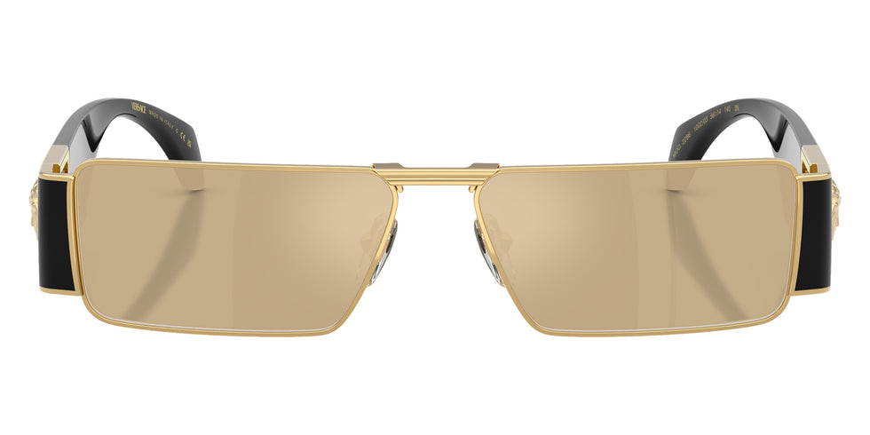 Versace VE2286 100203 57 - Gold / Clear Mirrored Real Yellow Gold #id:ve2286100203_s:102100