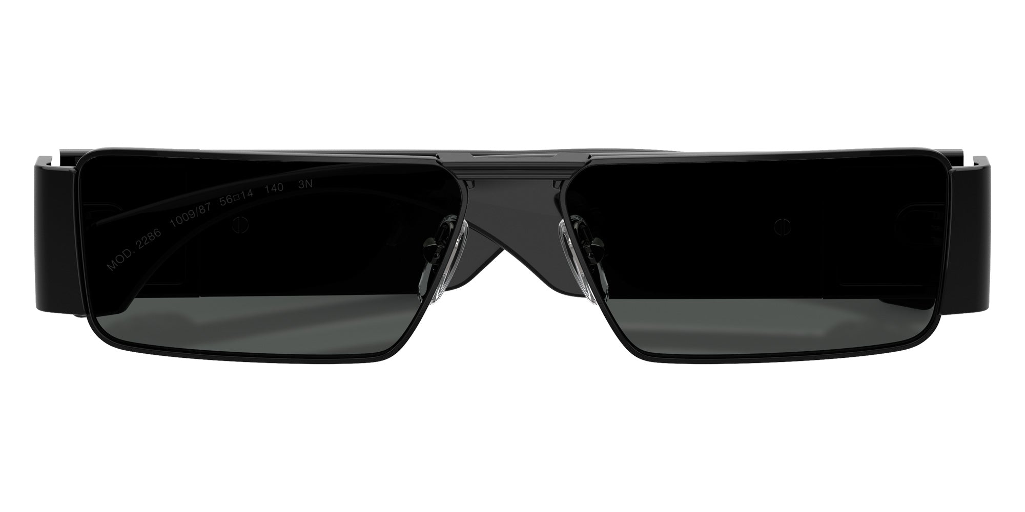 Versace VE2286 100987 57 - Black / Dark Gray #id:ve2286100987_s:106120