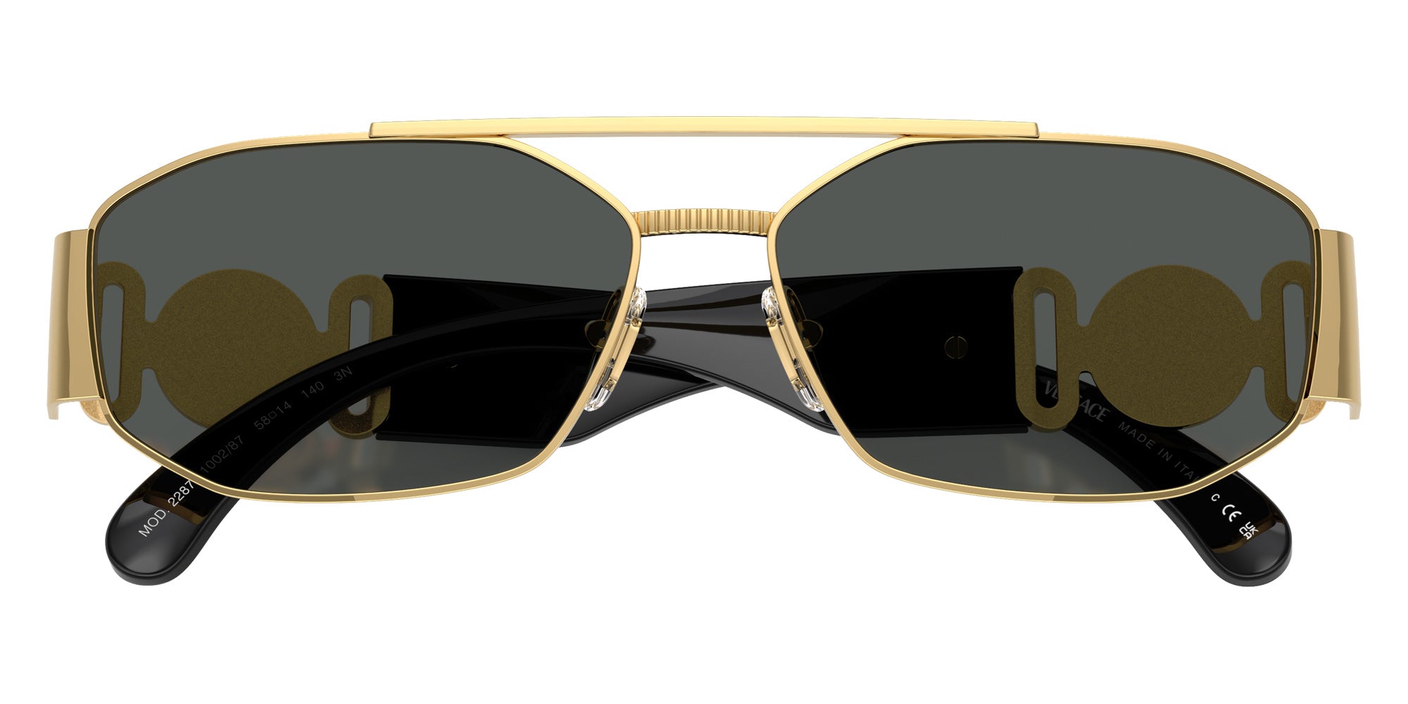 Versace VE2287 100287 58 - Gold / Dark Gray #id:ve2287100287_s:106120