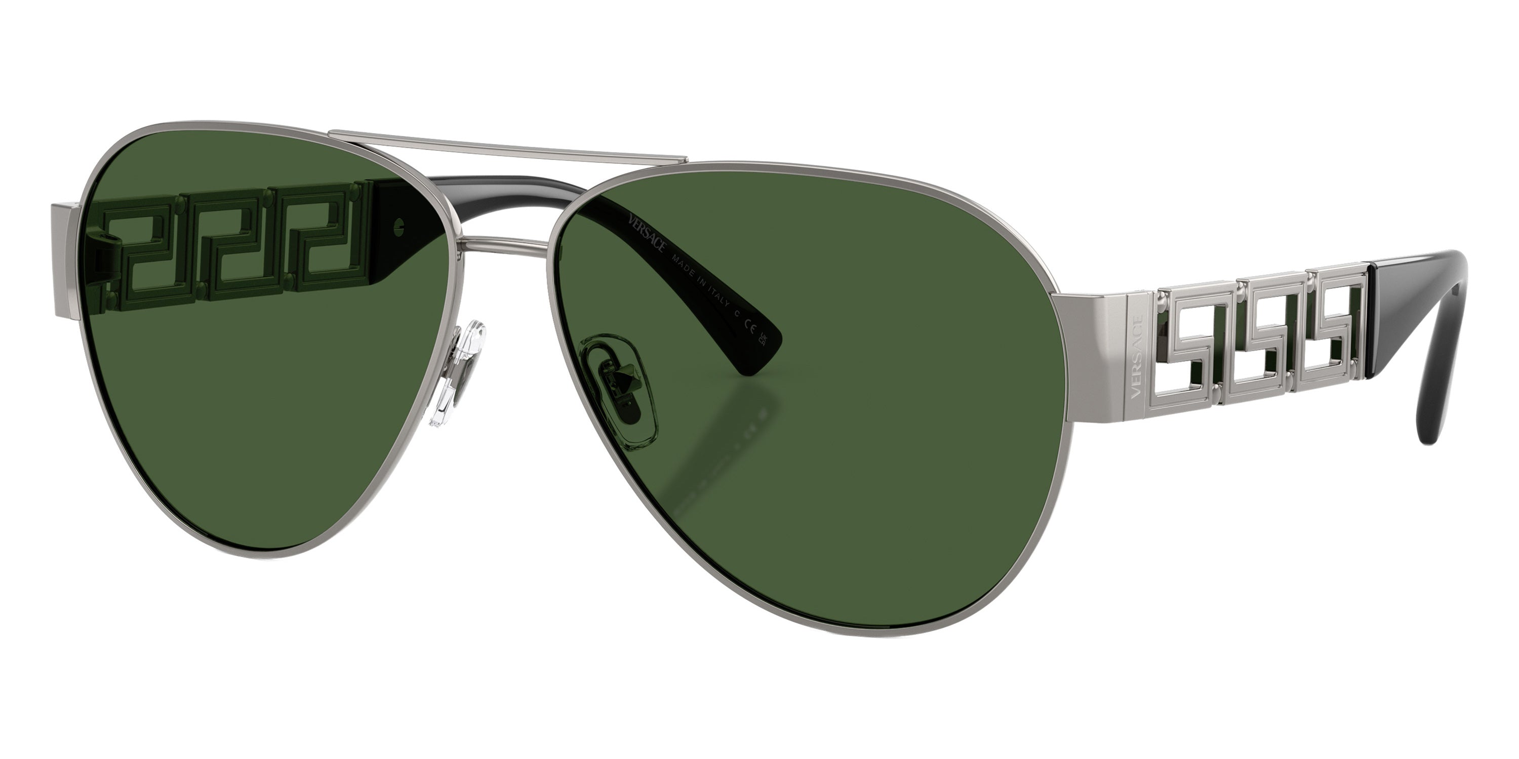 VERSACE VE2289 100071 61 - Gunmetal / Dark Green