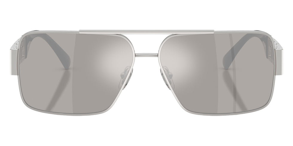 VERSACE VE2290 10016G 61 - Silver / Light Gray Mirrored Silver 80
