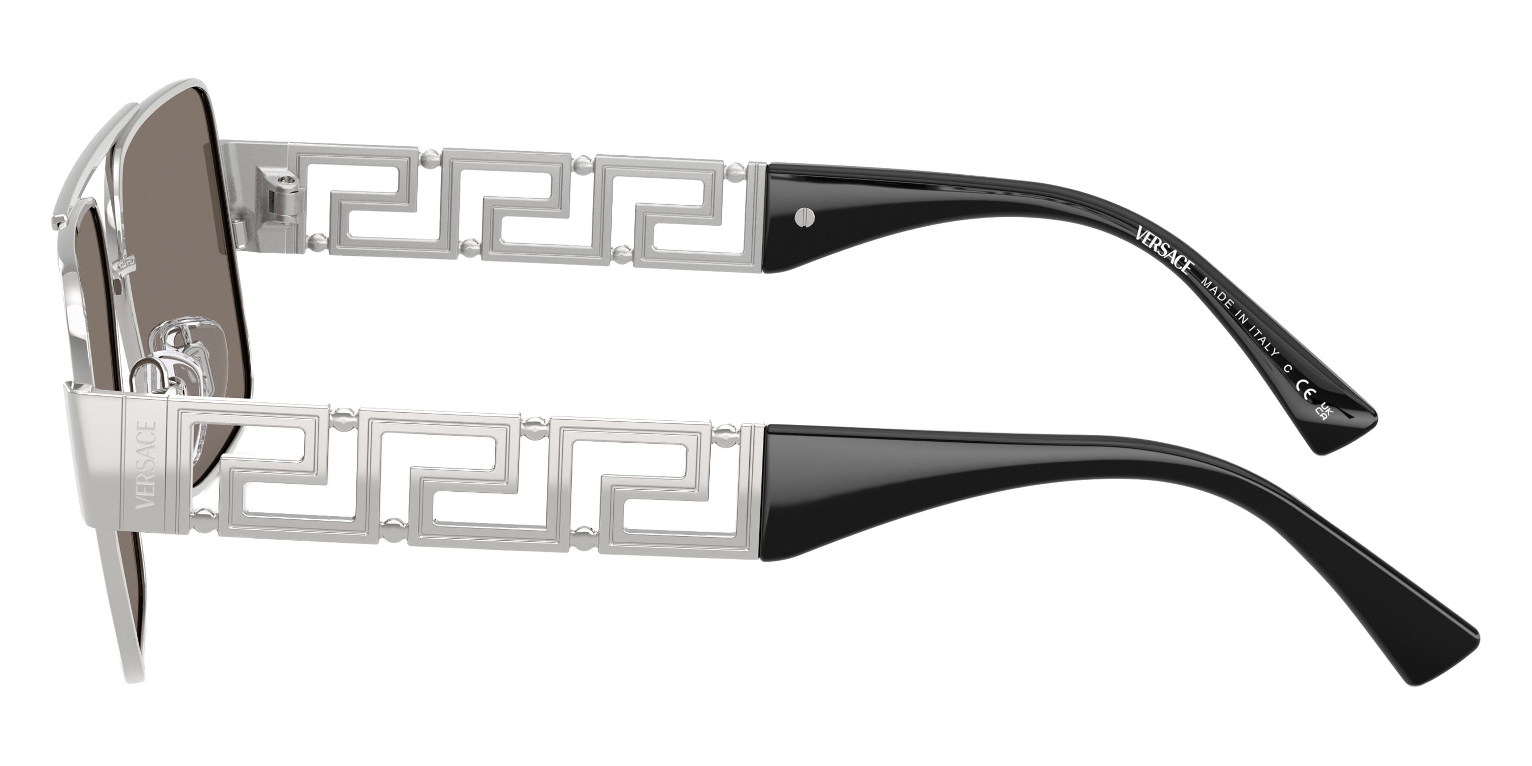 VERSACE VE2290 10016G 61 - Silver / Light Gray Mirrored Silver 80