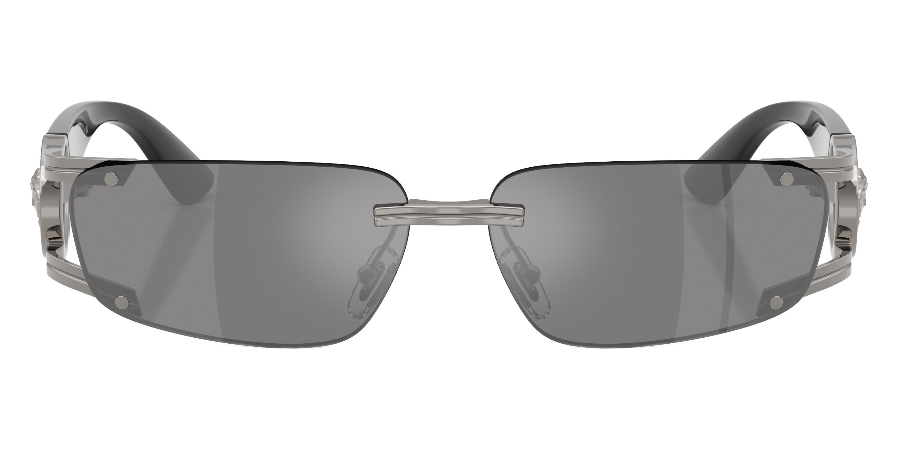 VERSACE VE2291 10006G 59 - Gunmetal / Dark Gray Mirrored Silver