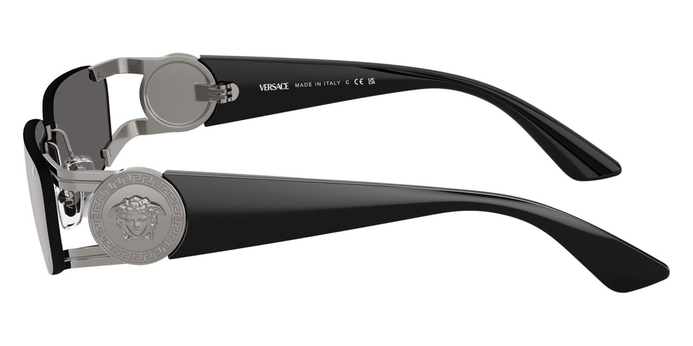 VERSACE VE2291 10006G 59 - Gunmetal / Dark Gray Mirrored Silver