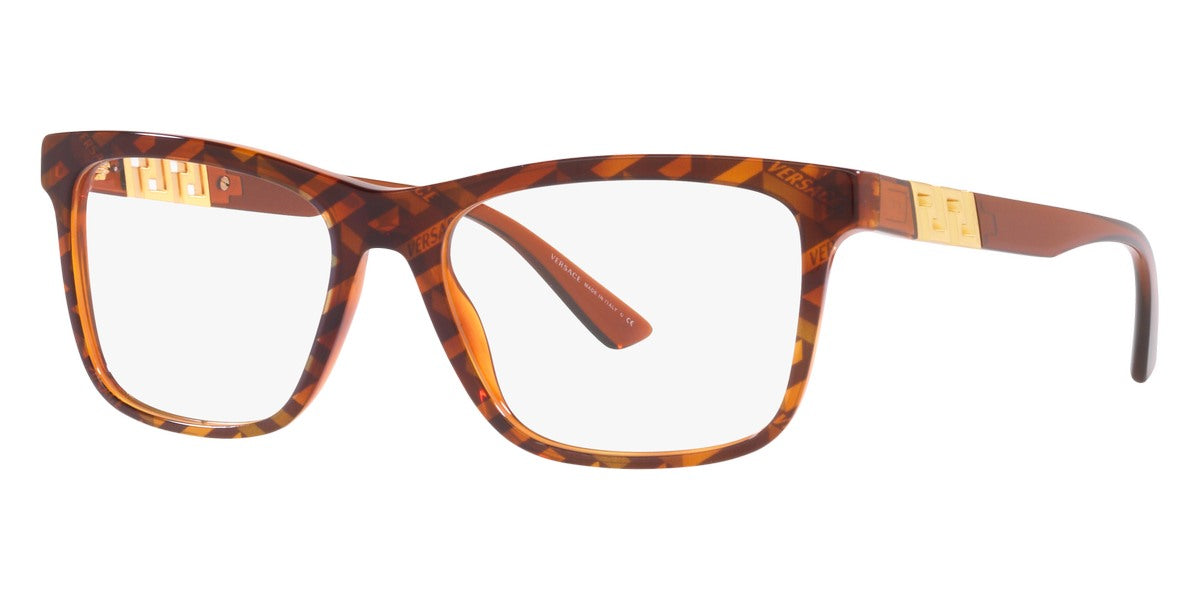 VERSACE VE3319 5354 55 - Havana Monogram Print