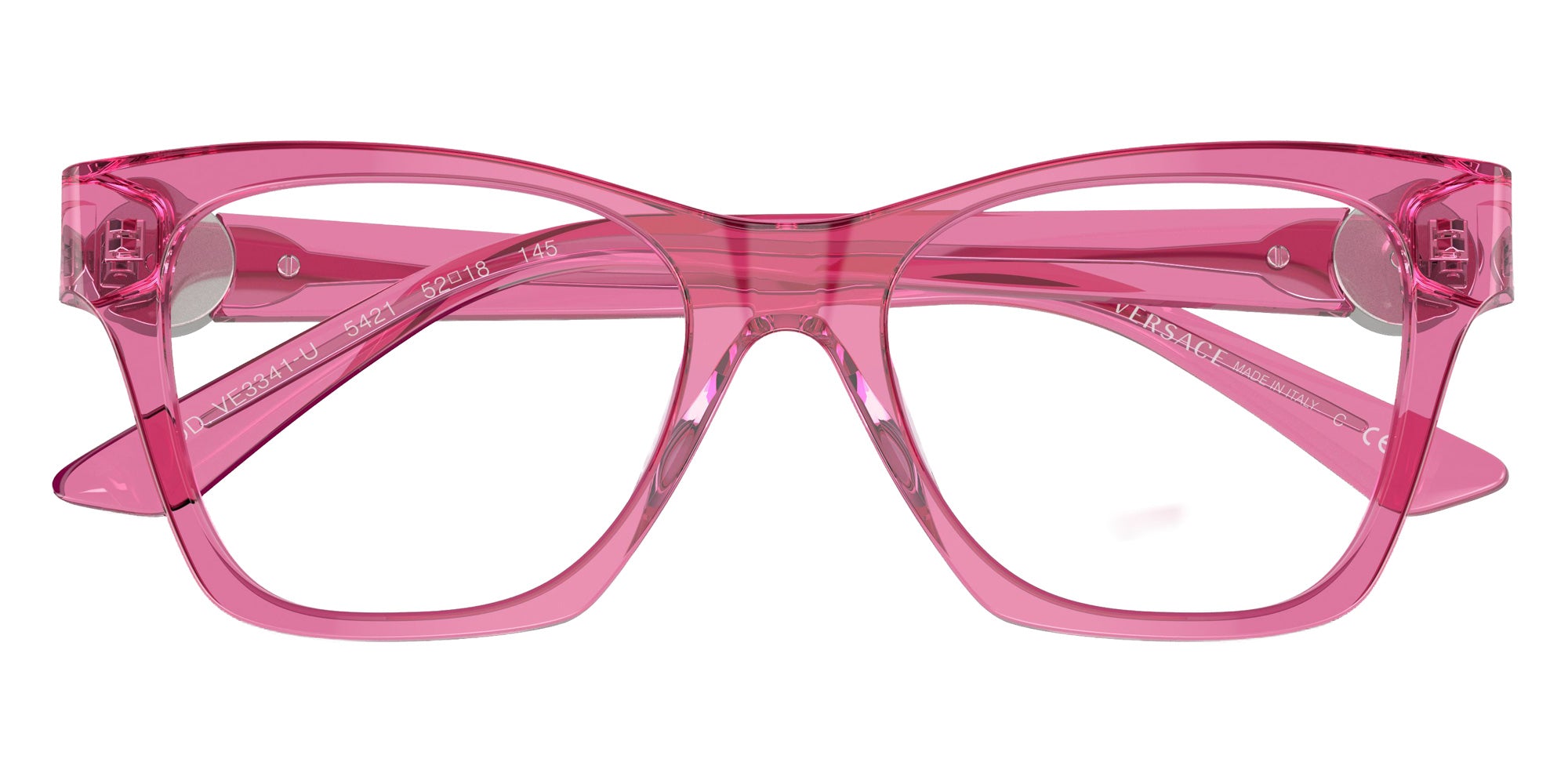 VERSACE VE3341U 5421 52 - Transparent Pink #id:ve3341u5421_s:100120