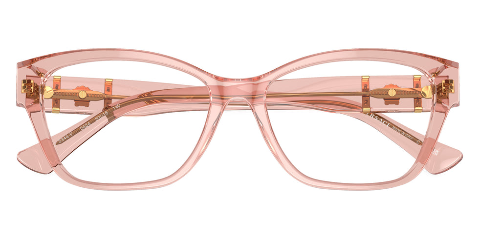 VERSACE VE3344F 5434 54 - Brown Transparent