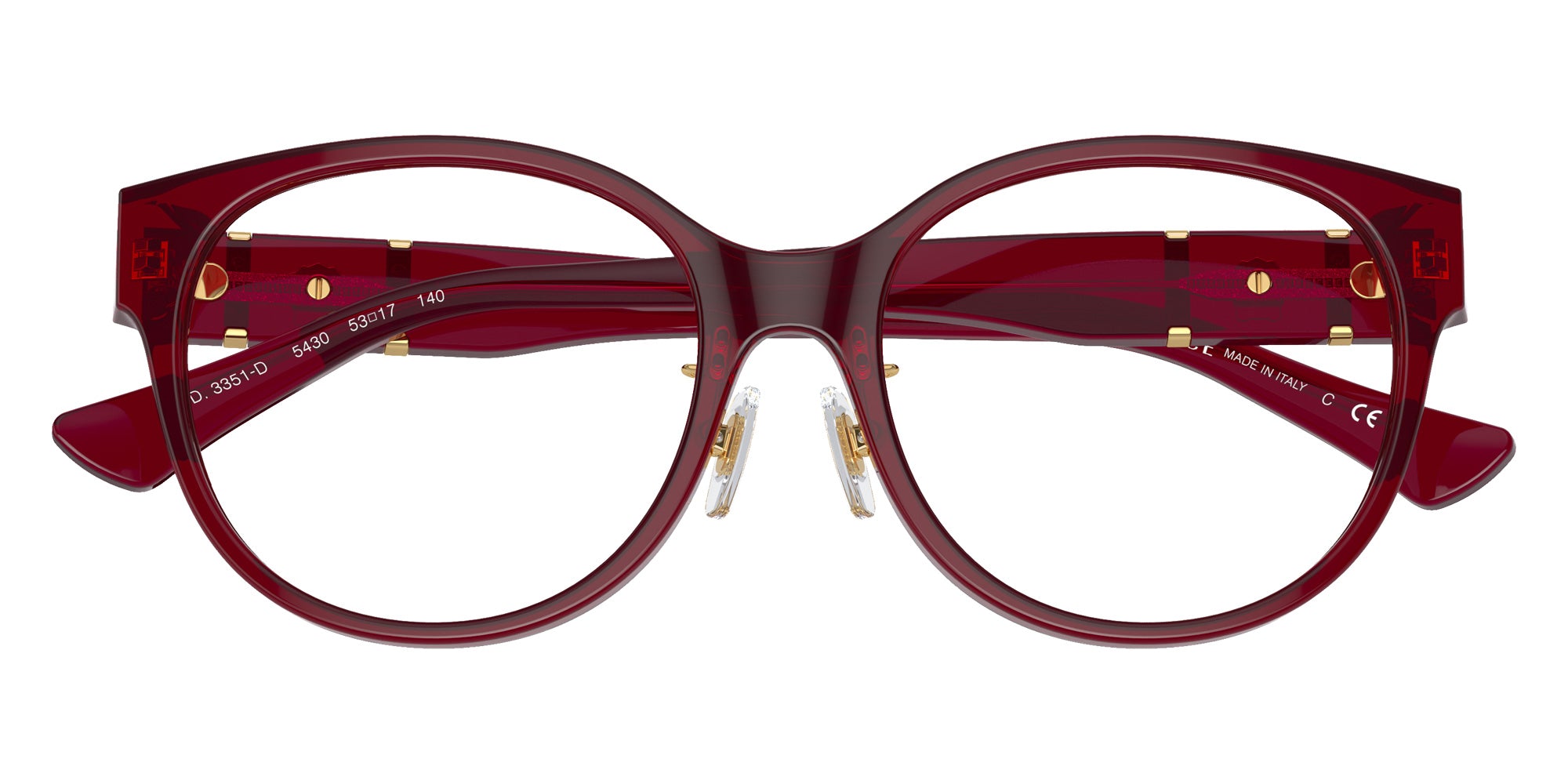 Versace VE3351D 5430 53 - Transparent Bordeaux #id:ve3351d5430_s:100120