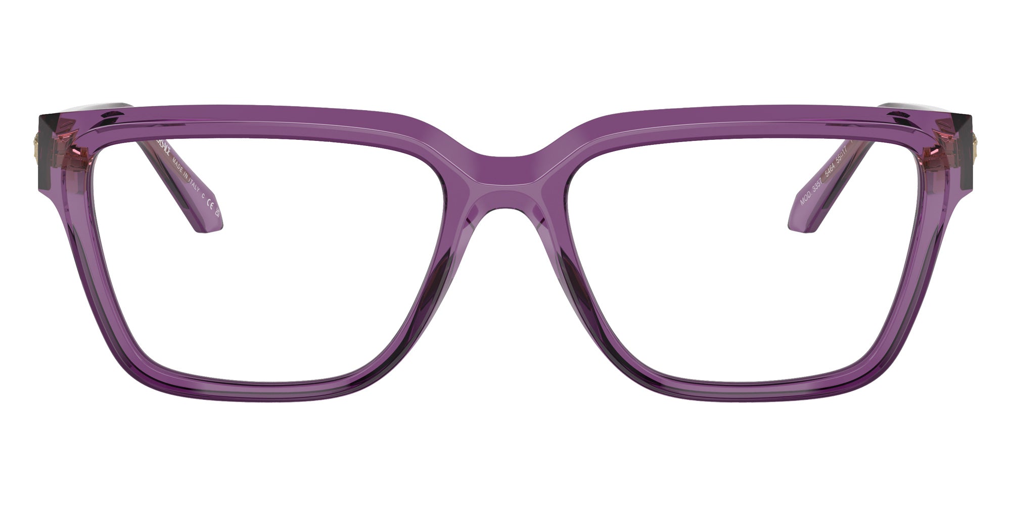 VERSACE VE3357 5464 53 - Violet Transparent #id:ve33575464_s:100100