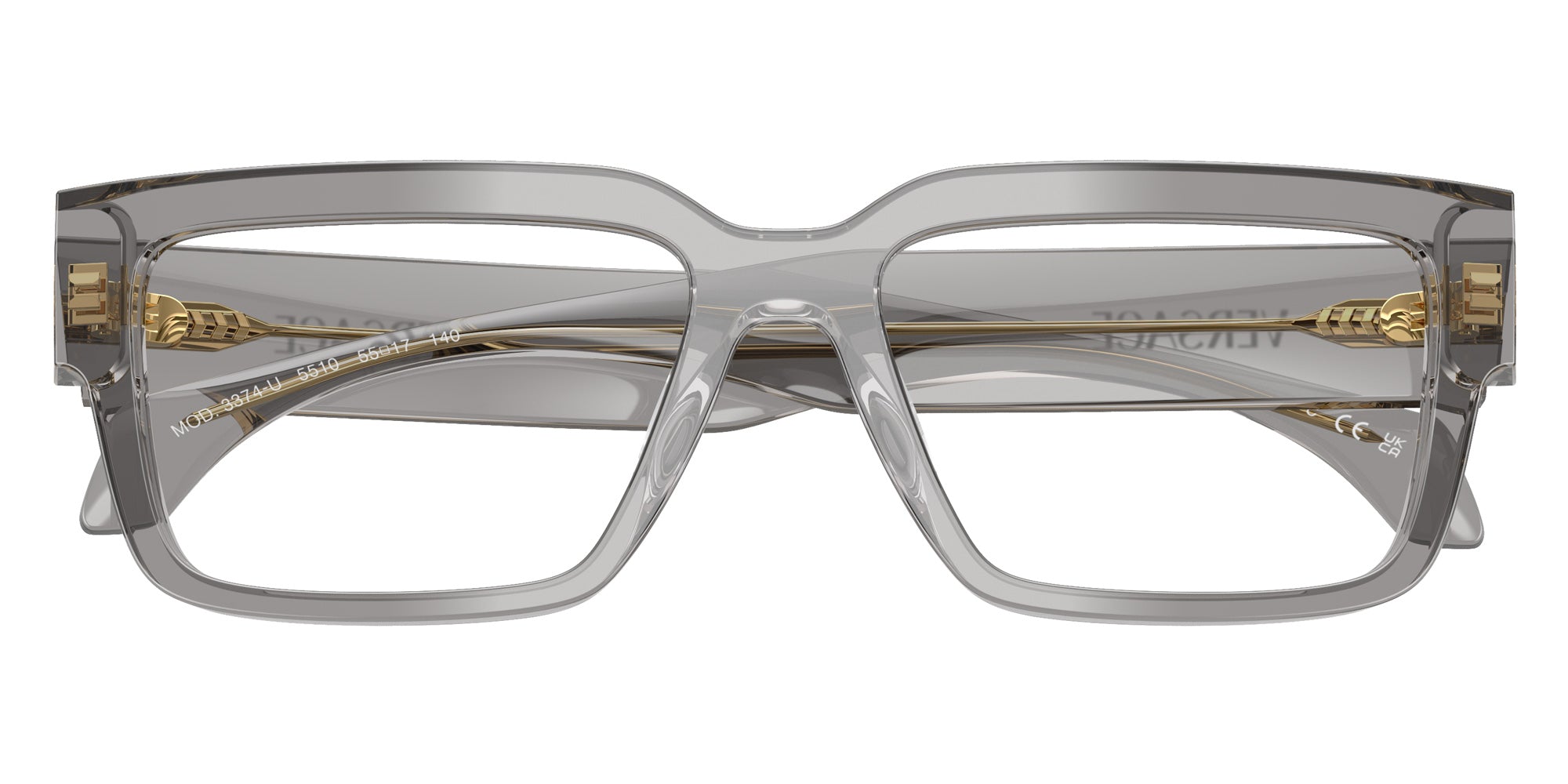 Versace VE3374U 5510 53 - Transparent Gray #id:ve3374u5510_s:104120