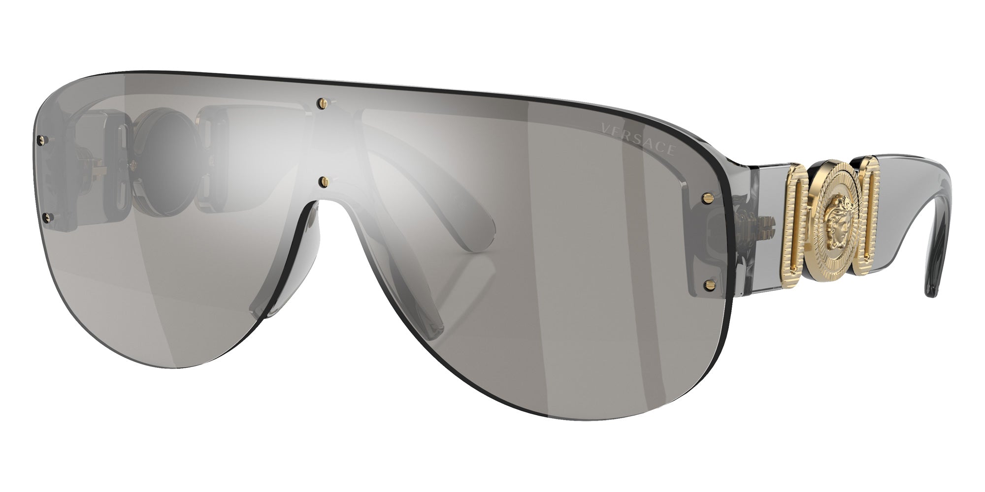 Versace VE4391 311/6G 148 - Transparent Gray / Light Gray Mirrored Silver #id:ve43913116g_s:100105