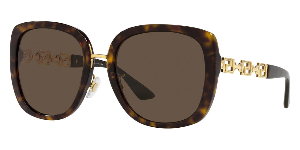 VERSACE VE4407D 108/73 56 - Havana/Gold / Dark Brown