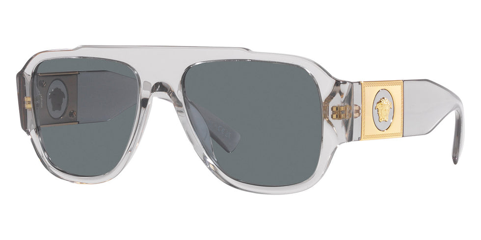 VERSACE VE4436U 530580 57 - Transparent Gray / Dark Blue
