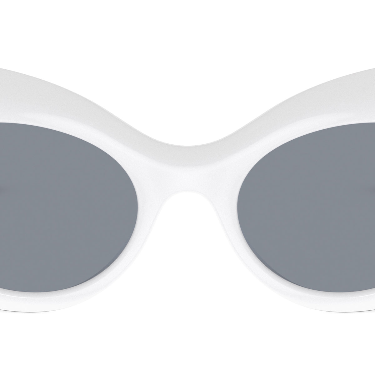 Authentic Versace VE4456-U White Medusa Oval Sunglasses