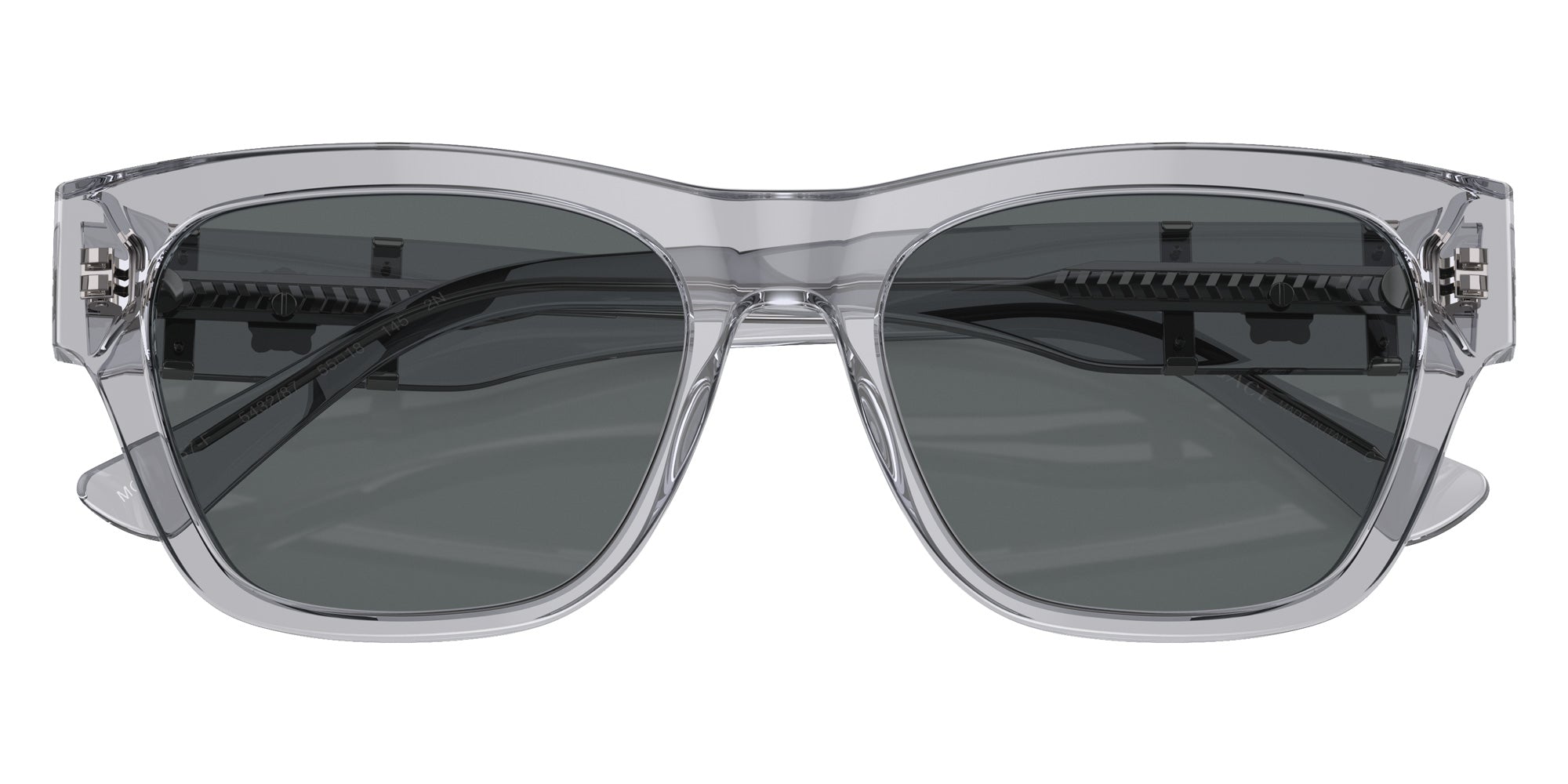 VERSACE VE4457F 543287 55 - Gray Transparent / Dark Gray #id:ve4457f543287_s:100120
