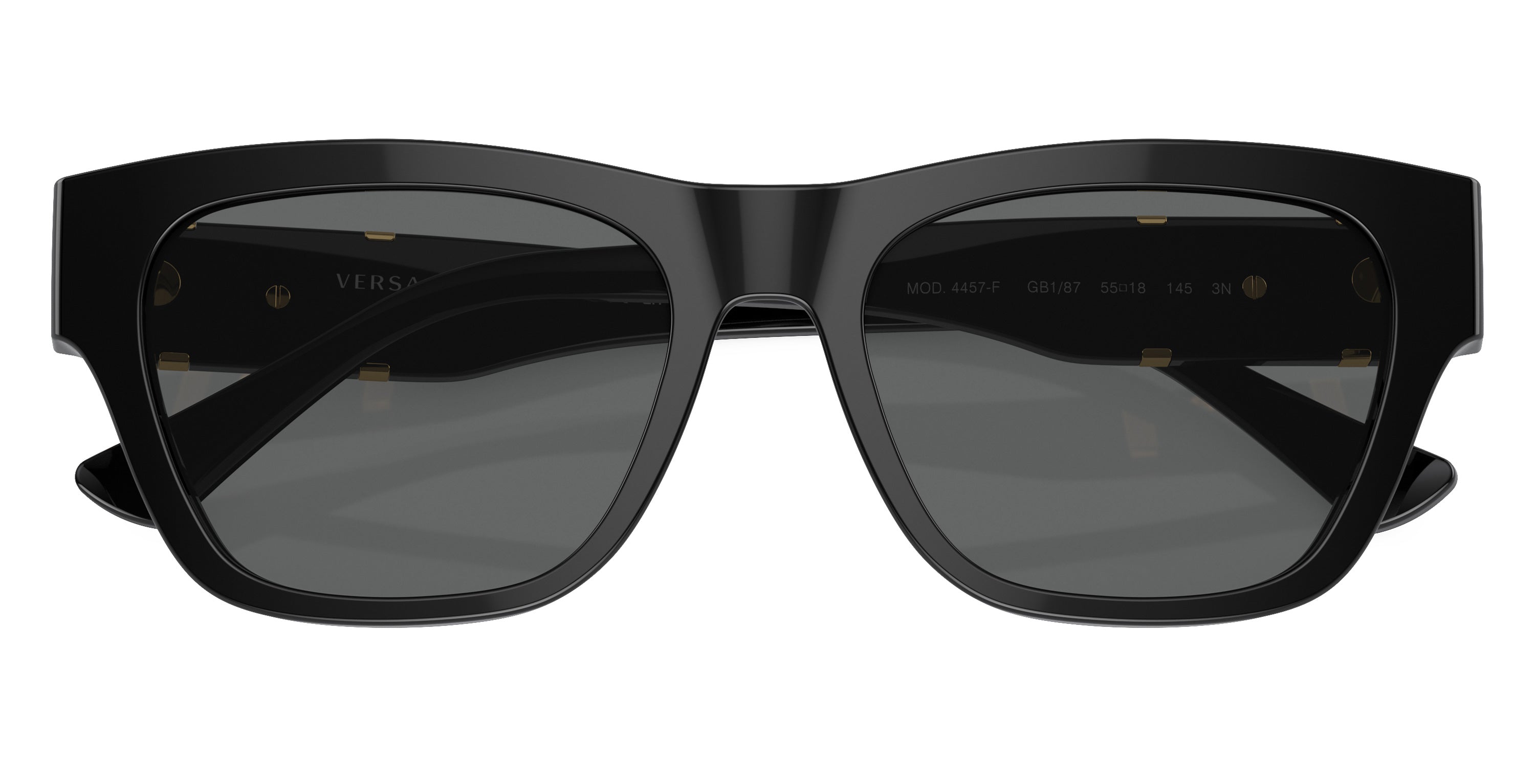 VERSACE VE4457F GB1/87 55 - Black / Dark Gray