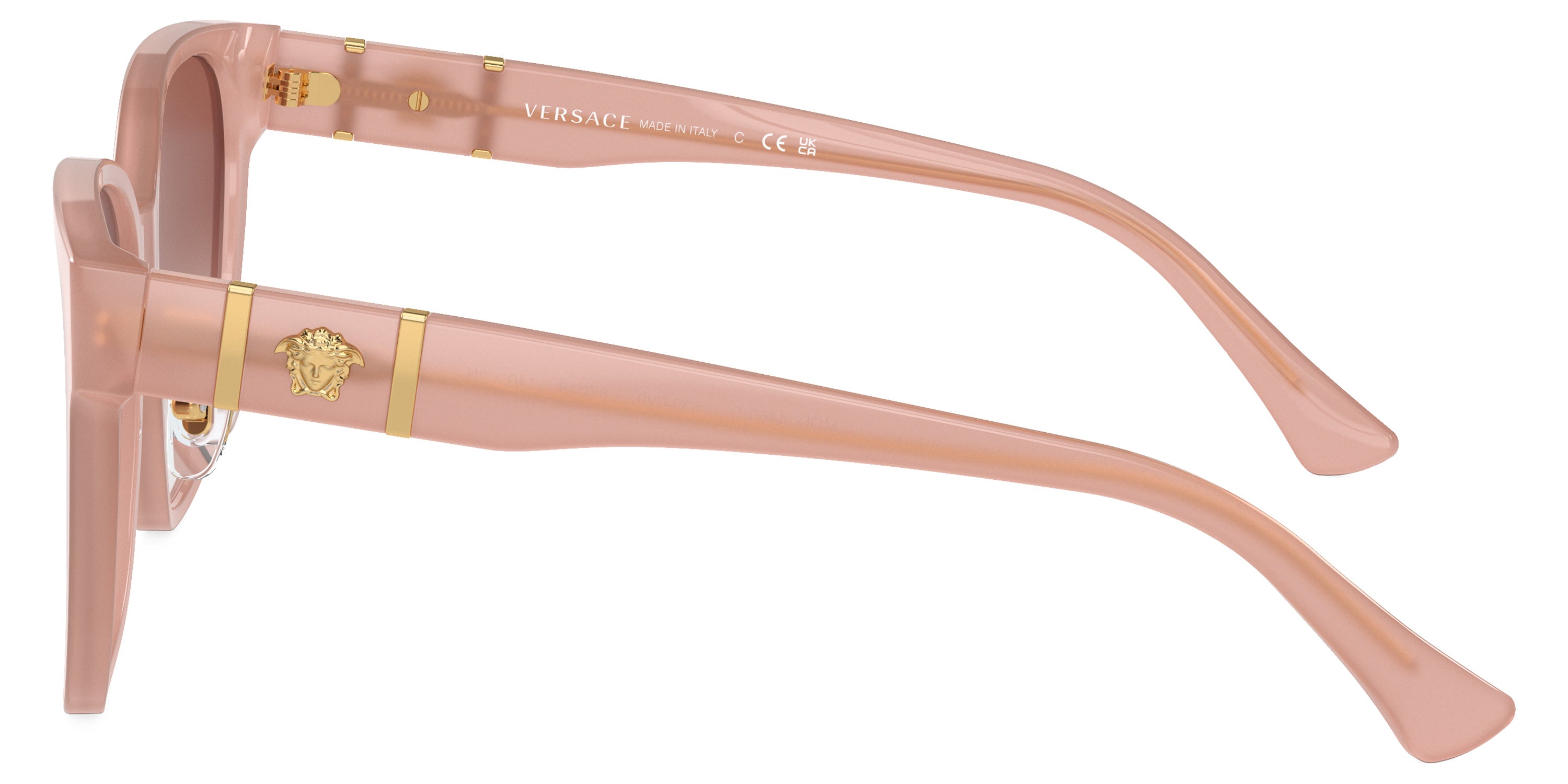 VERSACE VE4460D 5394V0 57 - Opal Pink / Clear Gradient Red