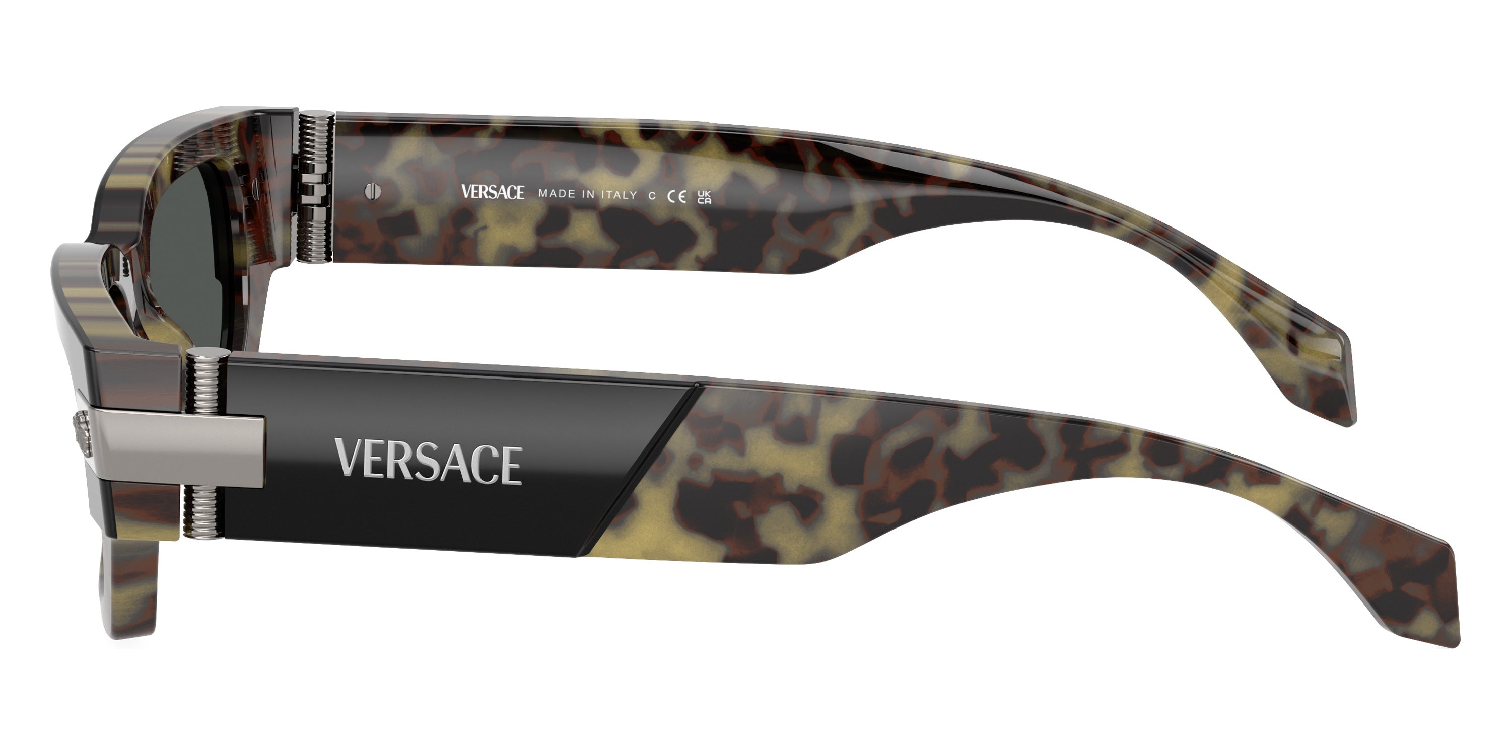 VERSACE VE4465 545687 53 - Havana / Dark Gray