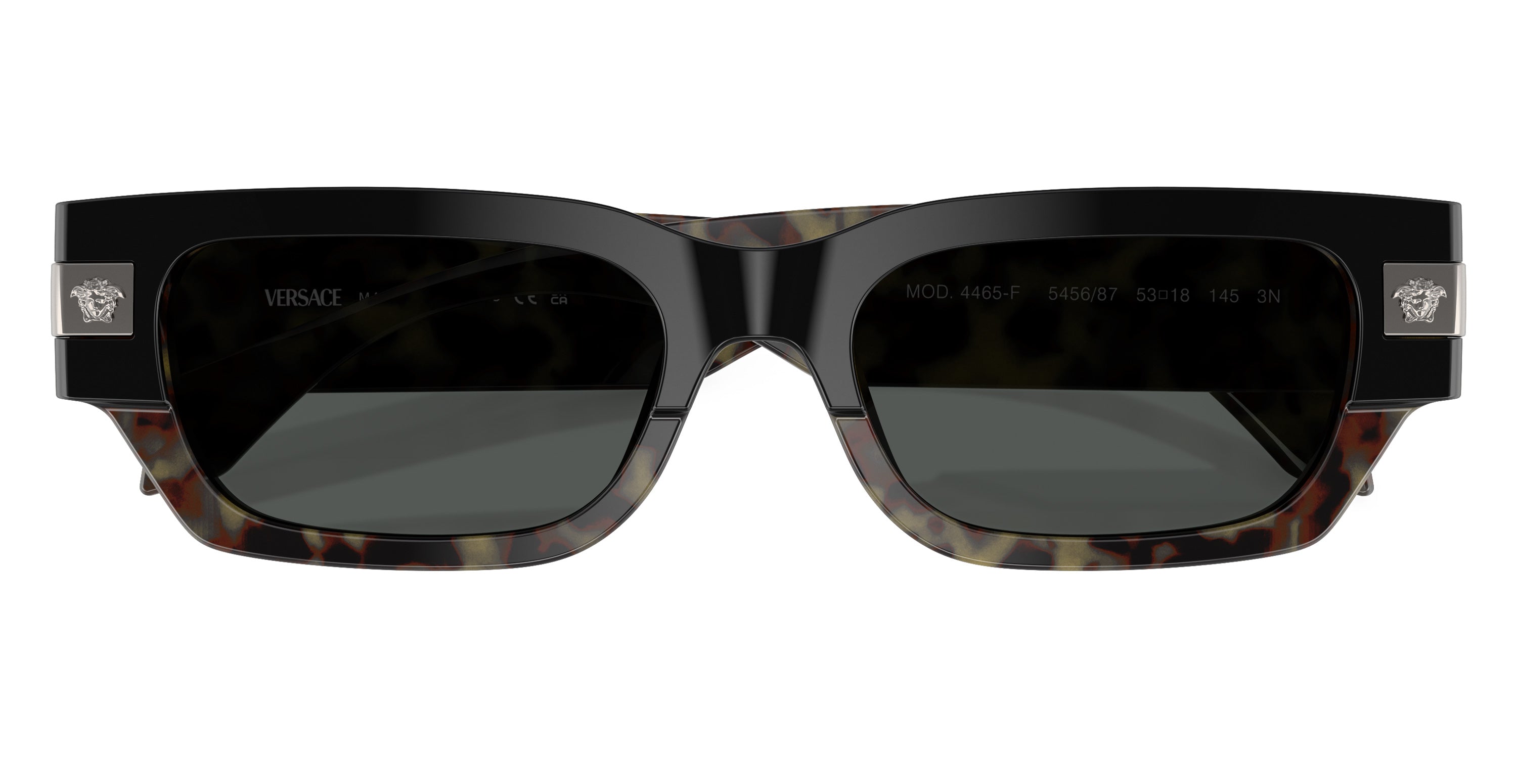 VERSACE VE4465F 545687 53 - Havana / Dark Gray