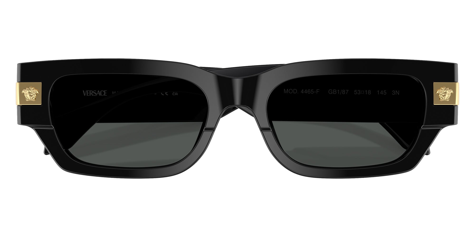 Versace VE4465F GB1/87 53 - Black / Dark Gray #id:ve4465fgb187_s:100120