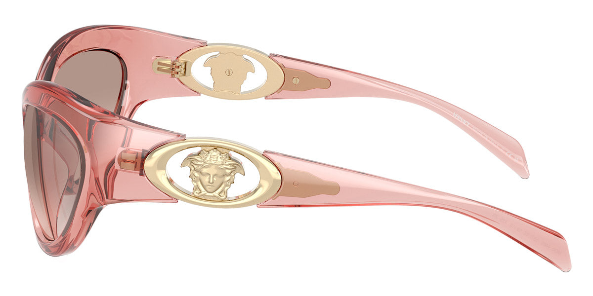 VERSACE VE4485 53228Z 59 - Transparent Pink / Light Brown Mirrored Silver Grad
