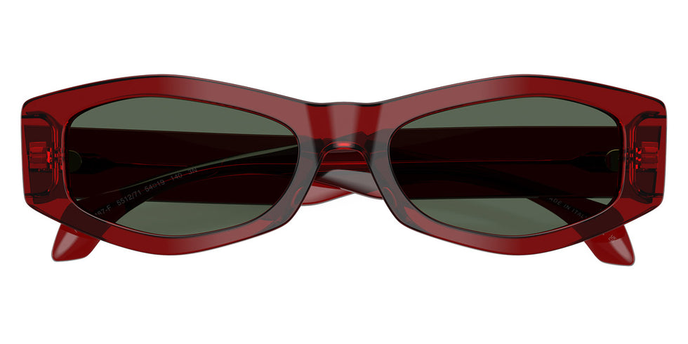 VERSACE VE4487F 551271 54 - Dark Transparent Red / Dark Green