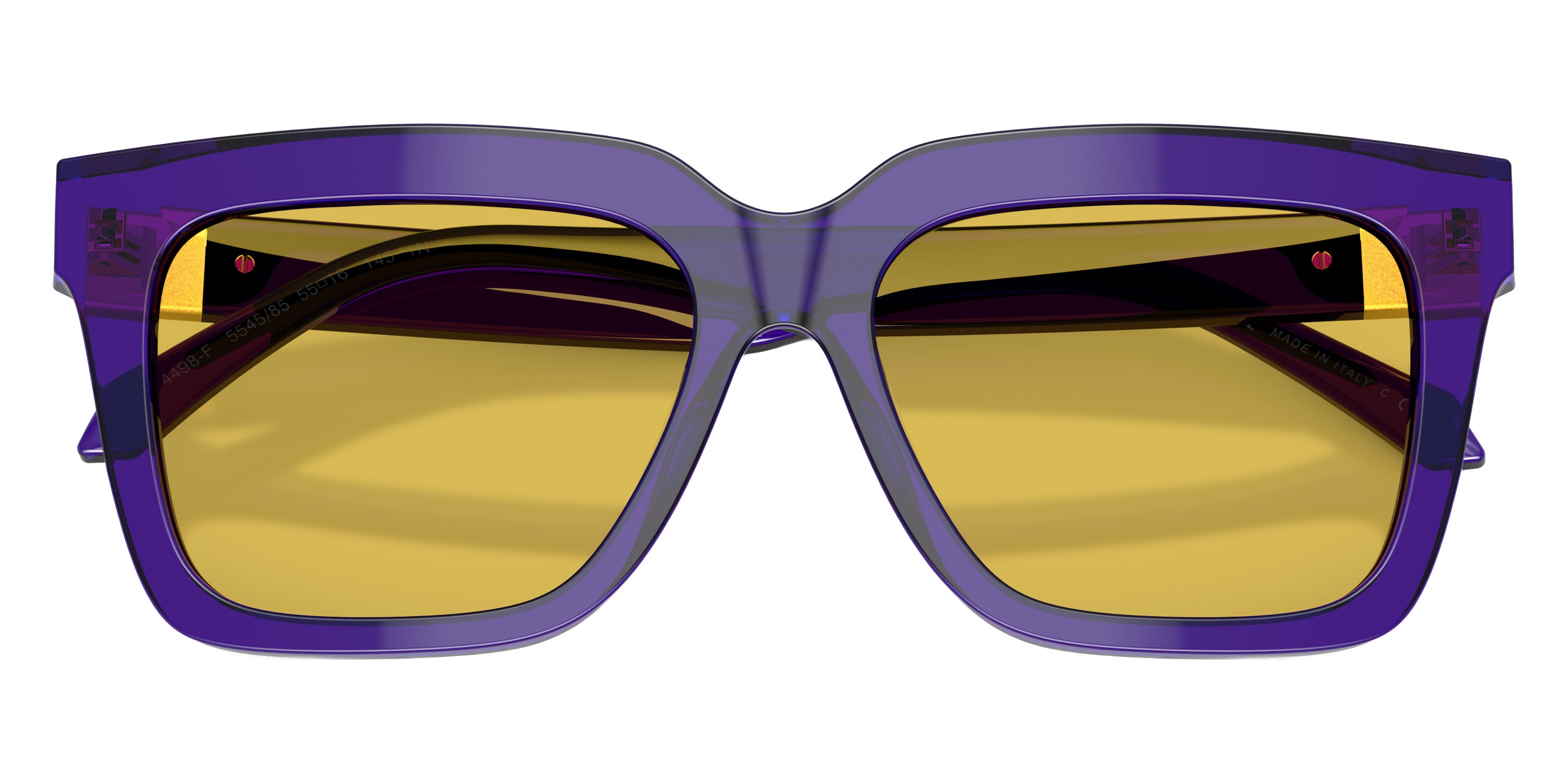 VERSACE VE4498F 554585 55 - Transparent Dark Violet / Yellow