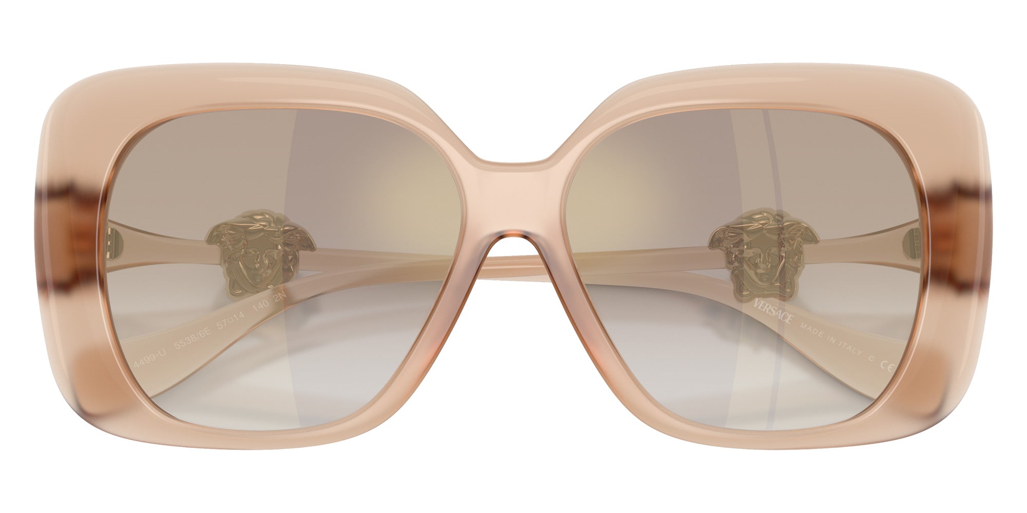 Versace VE4499U 55386E 57 - Opal Rose / Gradient Brown Mirrored Gold #id:ve4499u55386e_s:100120