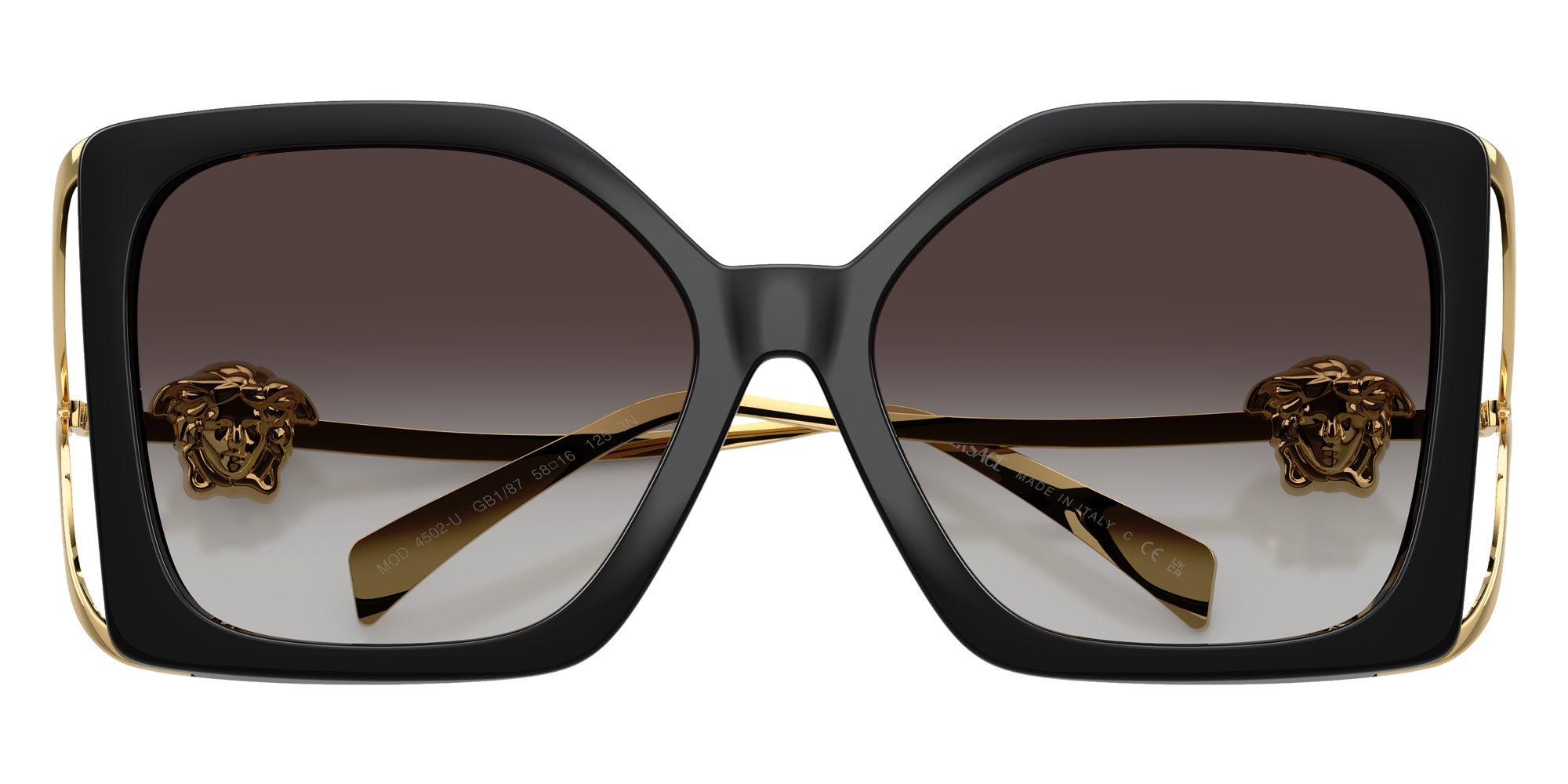 Versace VE4502U GB1/87 58 - Black / Light Gray Gradient Black #id:ve4502ugb187_s:110120