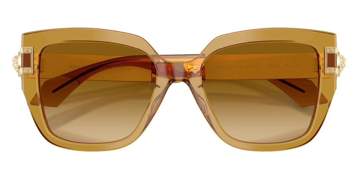 VERSACE VE4517U 53472L 54 - Transparent Honey / Yellow Gradient Light Brown #id:ve4517u53472l_s:104120