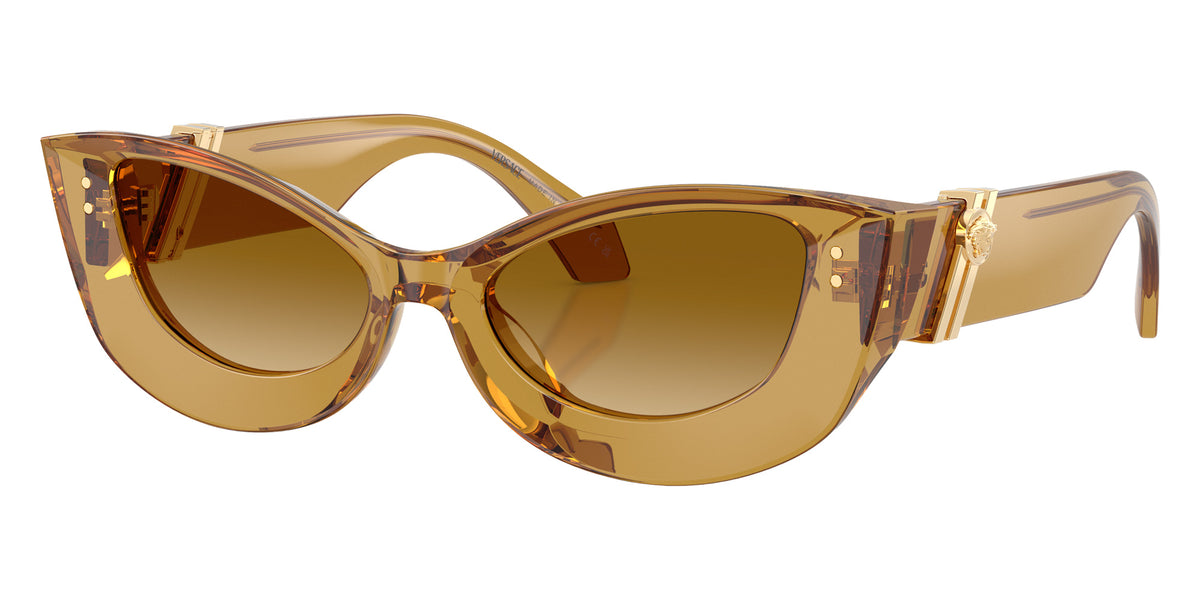 VERSACE VE4520U 53472L 52 - Transparent Honey / Yellow Gradient Light Brown #id:ve4520u53472l_s:102105