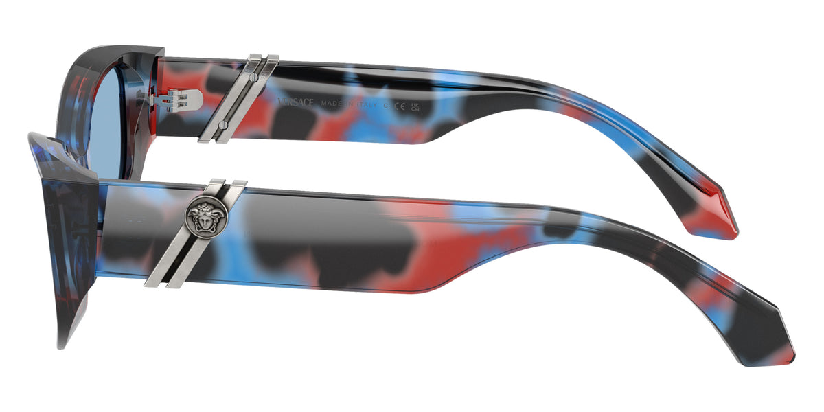 VERSACE VE4520U 555572 52 - Black/Blue/Red Havana / Light Blue #id:ve4520u555572_s:104110