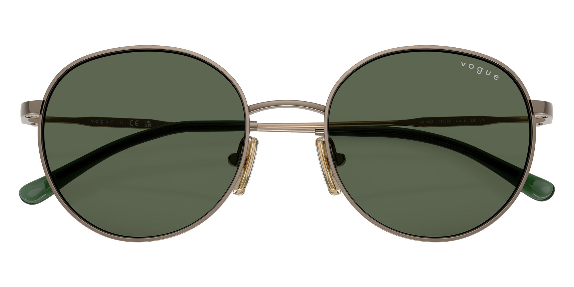 vogue eyewear VJ1002 513871 49 - Light Brown / Dark Green #id:vj1002513871_s:102125