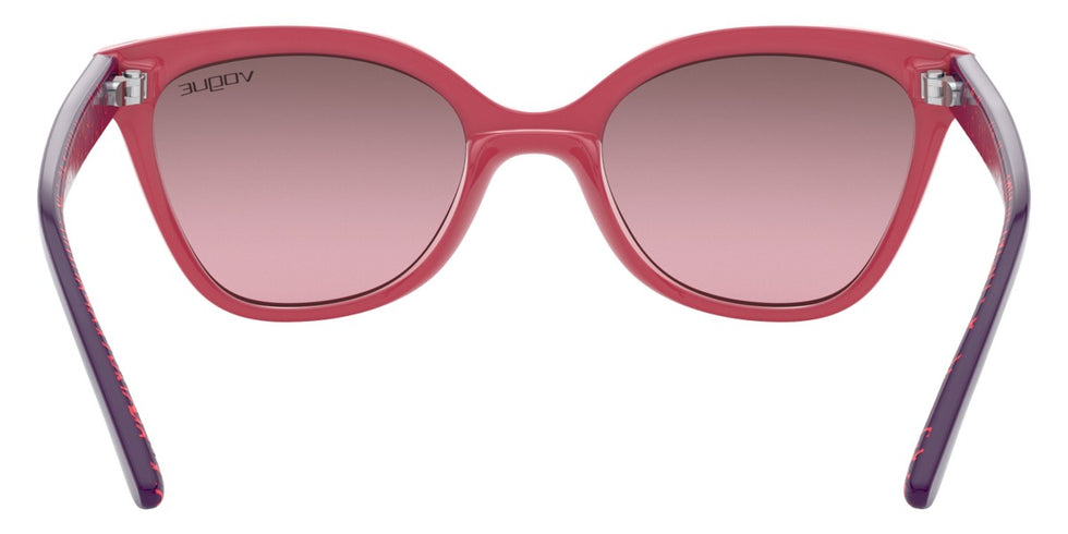 vogue eyewear VJ2001 25537A 45 - Top Opal Pink / Violet Mirrored Silver Gradient
