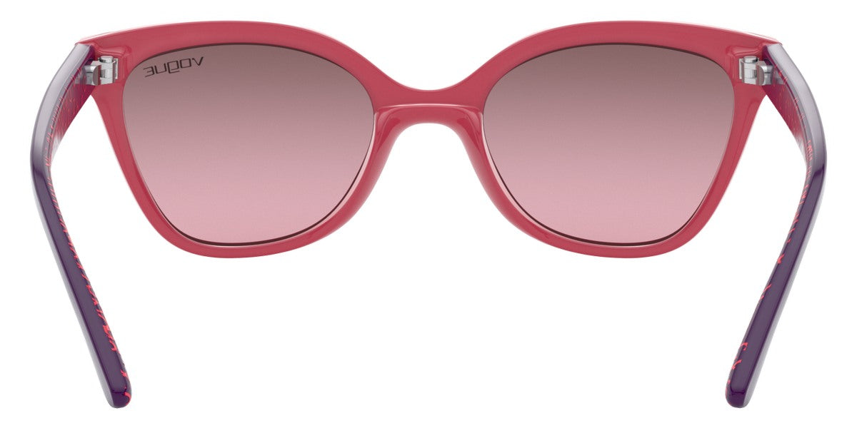 vogue eyewear VJ2001 25537A 45 - Top Opal Pink / Violet Mirrored Silver Gradient