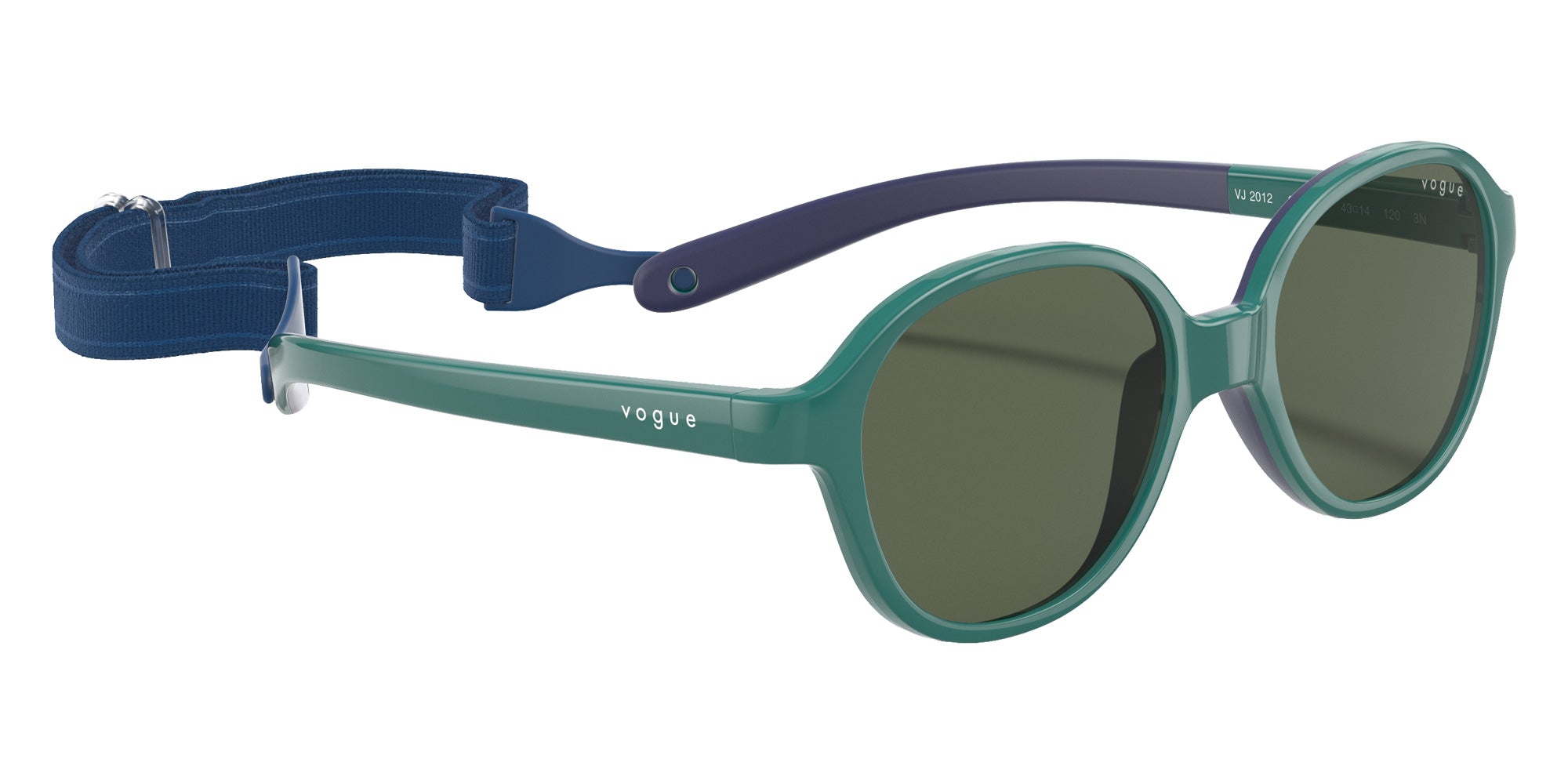 vogue eyewear VJ2012 297571 43 - Green on Rubber Dark Blue / Dark Green #id:vj2012297571_s:100120