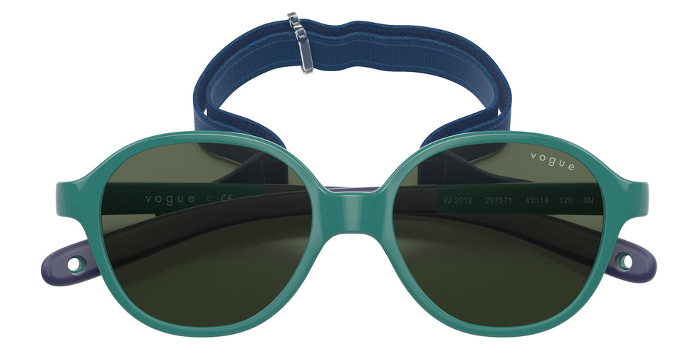 vogue eyewear VJ2012 297571 43 - Green on Rubber Dark Blue / Dark Green #id:vj2012297571_s:100125